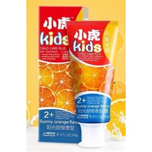 Детская зубная паста без фтора, Апельсин , 60 гр. (Китай)